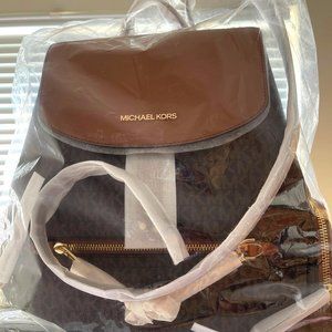 Michael Kors Leather Backpack Purse